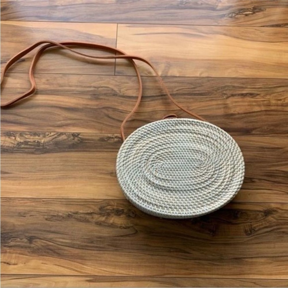 Boho hard shell crossbody bag